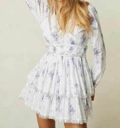 Loveshackfancy Finch Dress In Misry Sea In White