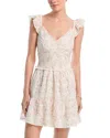 Loveshackfancy Finney Lace Trim Mini Dress In White