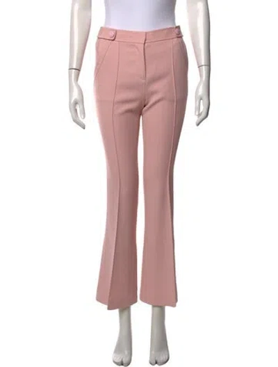 Pre-owned Loveshackfancy Flared Pants In Pink