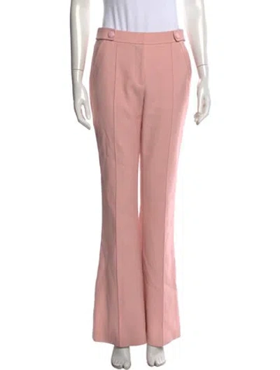 Pre-owned Loveshackfancy Flared Pants In Pink