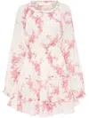 Loveshackfancy Floral Mini Dress In White
