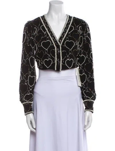 Pre-owned Loveshackfancy Floral Print Bolero In Multi