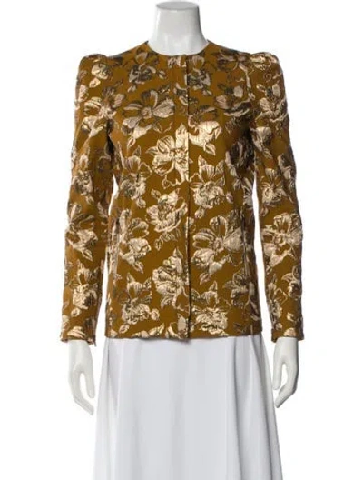 Pre-owned Loveshackfancy Floral Print Evening Jacket