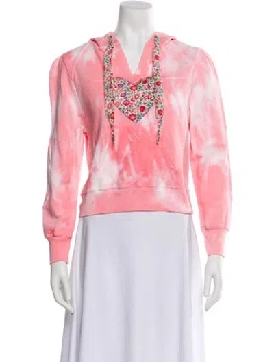 Pre-owned Loveshackfancy Floral Print Evening Jacket W/ Tags In Pink