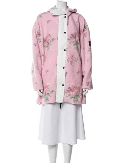 Pre-owned Loveshackfancy Floral Print Jacket In Pink