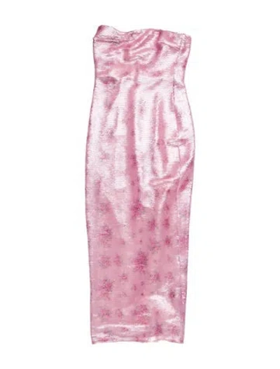 Pre-owned Loveshackfancy Floral Print Mini Dress In Pink