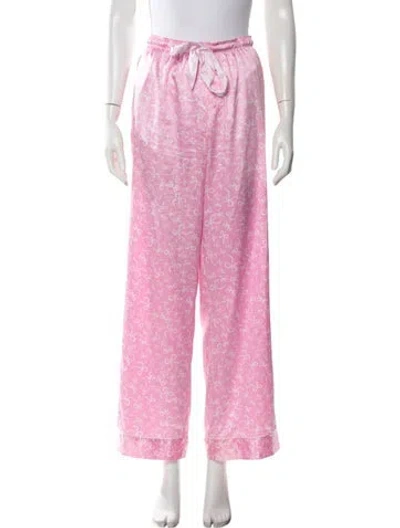 Pre-owned Loveshackfancy Floral Print Nightgown In Pink