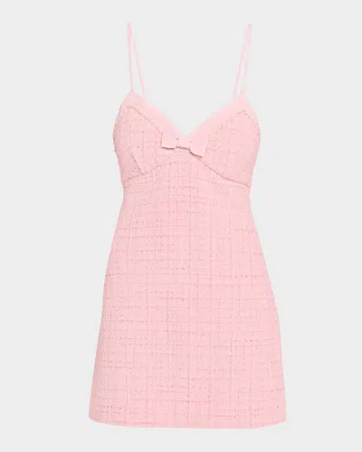 Loveshackfancy Florencio Tweed Mini Dress