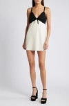 Loveshackfancy Ganette Velvet Mini Dress In Cream