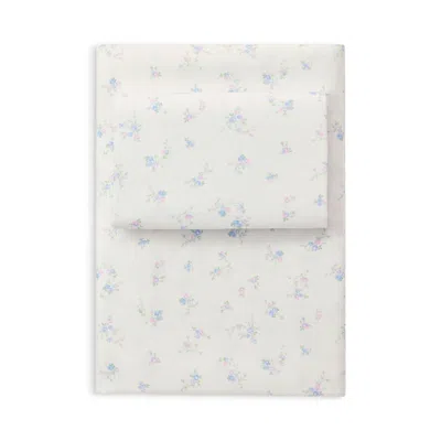 Loveshackfancy Garden Bow Printed Sheet Set, Twin/twin Xl In Neutral