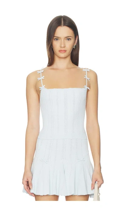 Loveshackfancy Garrett Top In White