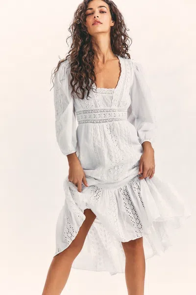 Loveshackfancy Garrison Dress True White