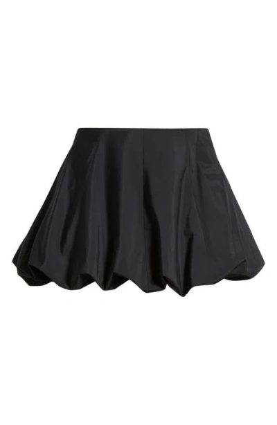 Loveshackfancy Georgeanne Bubble Miniskirt In Black