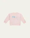 Loveshackfancy Kids' Palo Pullover In Pink