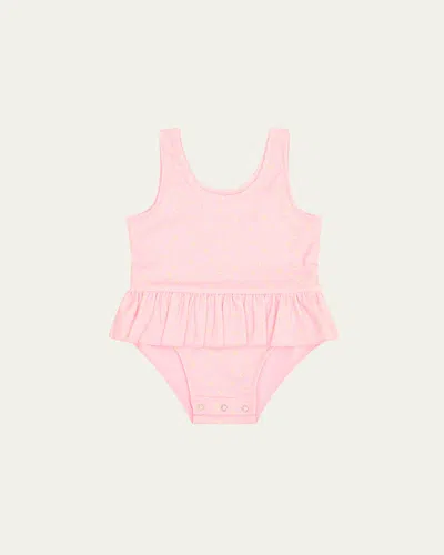 Loveshackfancy Kids' Girl's Tamia One-piece Swimsuit In Multi
