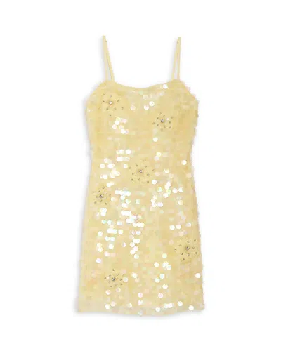 Loveshackfancy Girls' Camira Tween Dress - Big Kid In Gold