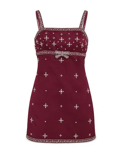 Loveshackfancy Girls' Casslouie Tween Embellished Dress - Big Kid In Brown