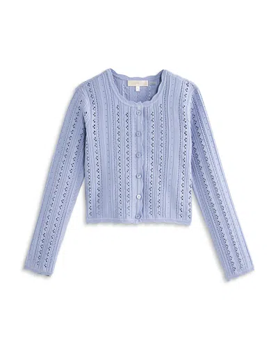 Loveshackfancy Girls' Emlynn Tweed Jacket - Big Kid In White