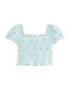 Loveshackfancy Girls' Fabielle Top - Little Kid In Blue