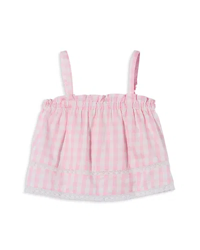 Loveshackfancy Girls' Fiorella Top - Little Kid In Pink