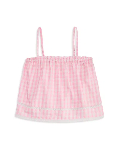 Loveshackfancy Girls' Fiorella Tween Top - Big Kid In Pink