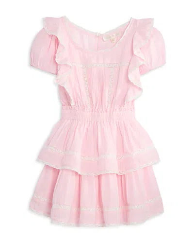 Loveshackfancy Girls' Jaime Tween Dress - Big Kid In Pink