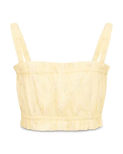 Loveshackfancy Girls' Ken Top - Little Kid In Yellow