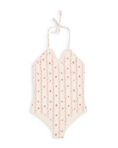 Loveshackfancy Girls' Liorra Swimsuit - Little Kid In Red
