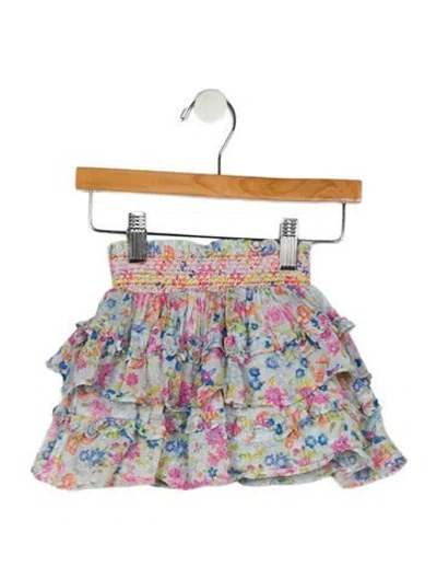 Pre-owned Loveshackfancy Babies' Girls' Mini Skirt In Blue
