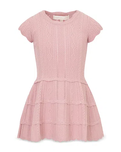 Loveshackfancy Girls' Reigh Tween Tiered Dress - Big Kid In Pink
