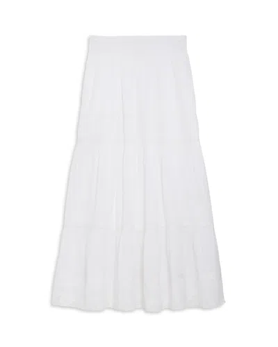 Loveshackfancy Girls' Sampaio Tween Skirt - Big Kid In White
