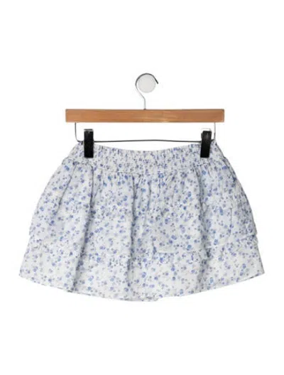 Pre-owned Loveshackfancy Kids' Girls' Skirt In Blue