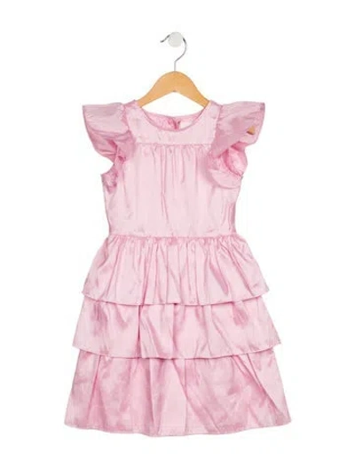 Pre-owned Loveshackfancy Babies' Girls' Sleeveless Dress In Pink