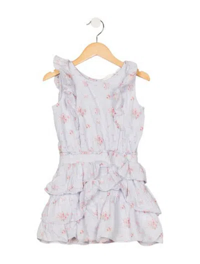 Pre-owned Loveshackfancy Babies' Girls' Sleeveless Dress In Purple