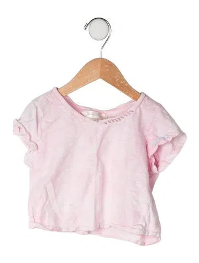 Pre-owned Loveshackfancy Babies' Girls' Tie-dye Top In Pink