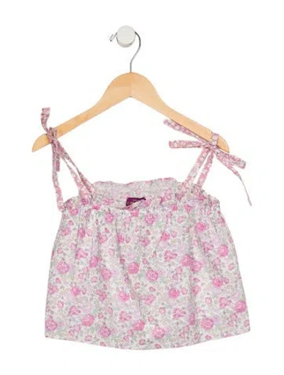 Pre-owned Loveshackfancy Kids' Girls' Top In Pink