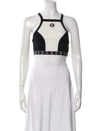 Pre-owned Loveshackfancy Graphic Print Crew Neck Sweater