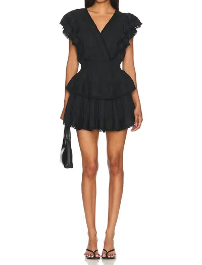 Loveshackfancy Gwen Dress In Black