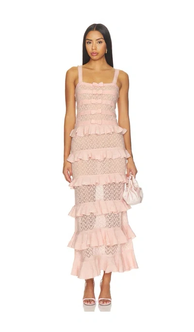 Loveshackfancy Hannelore  원피스 In Pink