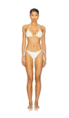Loveshackfancy Saoirse Bikini Set In White
