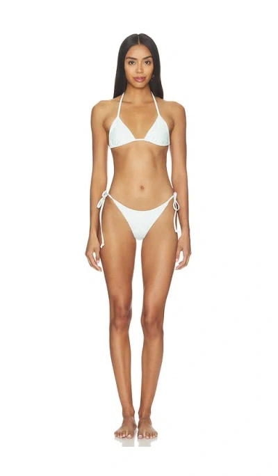 Loveshackfancy Harbor Bikini In White