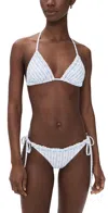 Loveshackfancy Harbor Bikini Denim Sky
