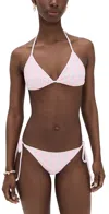Loveshackfancy Harbor Bikini Set Strawberry Macaroon In Pink