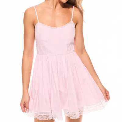 Loveshackfancy Harrisine Mini Dress In Pink Riviera In Multi