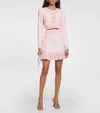 Loveshackfancy Heiress Mini Skirt In Orchid Pink In Pink