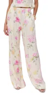 Loveshackfancy Helia Pants Sunlit Rose In Red