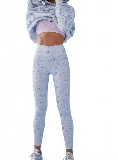 Loveshackfancy Highland Active Legging In Whisper Blue