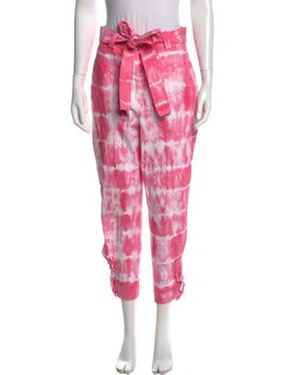 Pre-owned Loveshackfancy High-rise Straight Leg Jeans W/ Tags In Pink