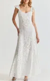 Loveshackfancy Women's Ilaria Lace Cotton Maxi Dress In White