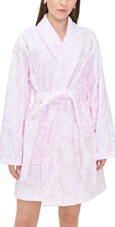 Loveshackfancy Indie Bathrobe Chantilly In White
